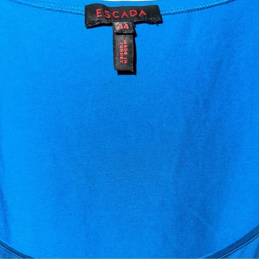 EUC Escada Vibrant Blue Tank Top